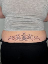 Orchid Lower Back Ornament
