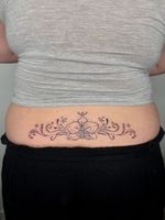 Orchid Lower Back Ornament