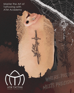 Sword and Flower Tattoo