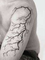Lightning bolt tattoo