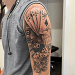 Casino Sleeve Tattoo