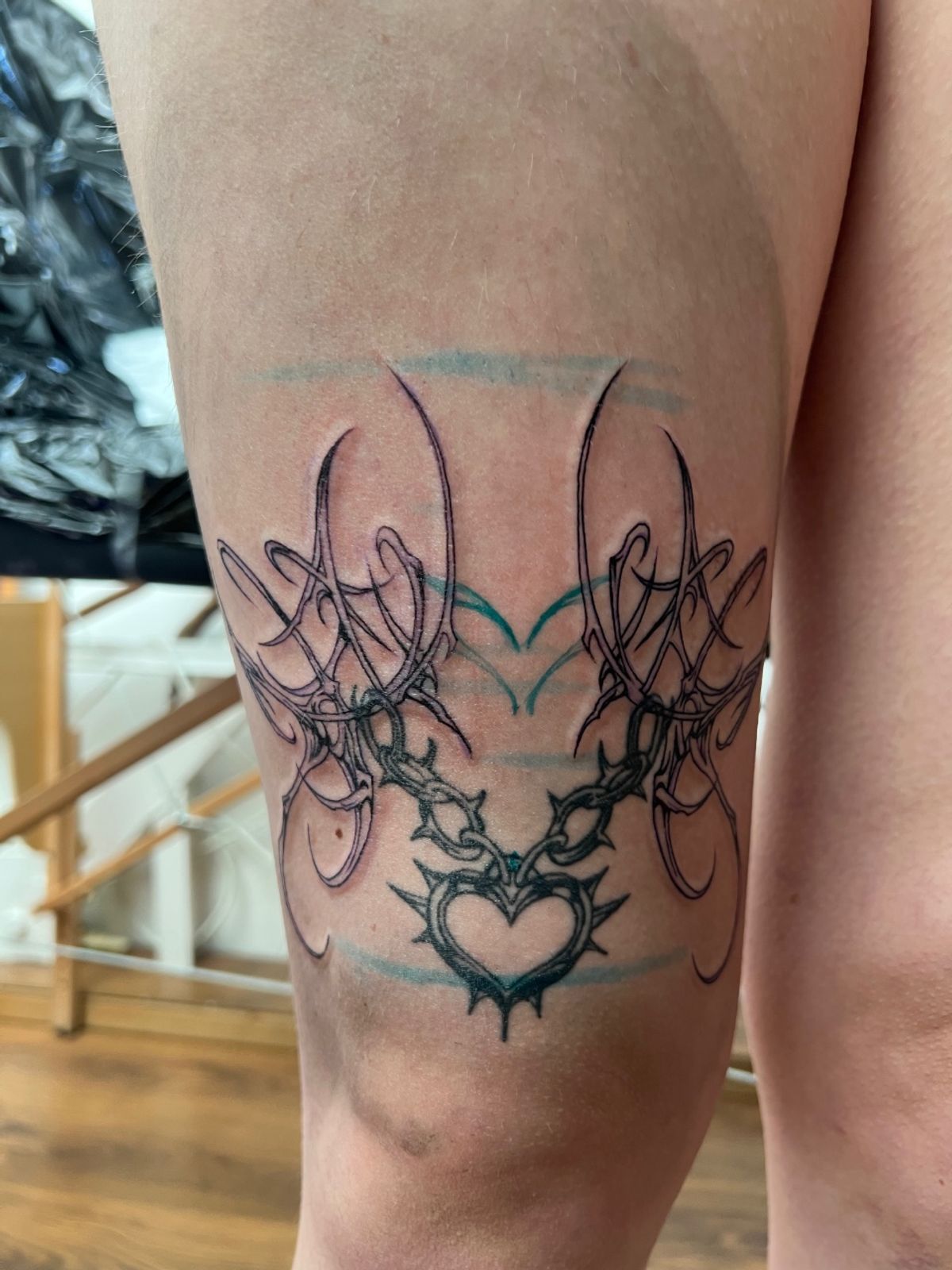 graceful back tattoo