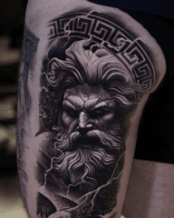 Realism / Surrealism , black & gray. Greek / Egyptian / Aztec / Roman Mythology. Arm, forearm / upper arm / bicep. Leg, quad /calf / chest / back / stomach. ————————————————————— Realismo/Surrealismo, negro y gris. Mitologia, Griega / Egipcia / Azteca / Romana. Brazo, antebrazo/brazo superior/bíceps. Pierna, cuádriceps/pantorrilla/pecho/espalda/abdomen. Times-Square, NYC: #Times Square #NewYork #Manhattan #Latino Artist #Professional Artist #Tattoos #BlackandGray #LargeTattoos #MediumTattoo