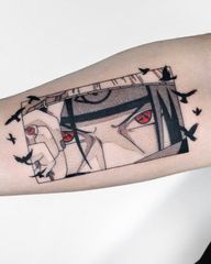 Itachi Uchiha with Sharingan