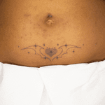 Heart and Bat Tattoo