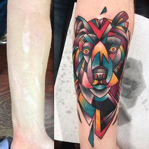 Cover-up by #hoode215 #bear #colors #coverup 