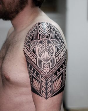 tribal tattoo by Camilo Donoso