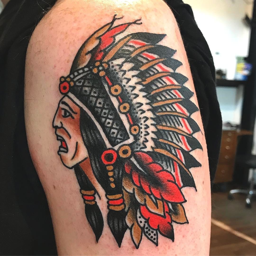 18 Proud Native American Chief Tattoos  Tattoodo