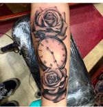 #roses and #watch #blackandgray