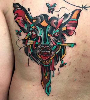 Tattoo by Black Vulture Gallery