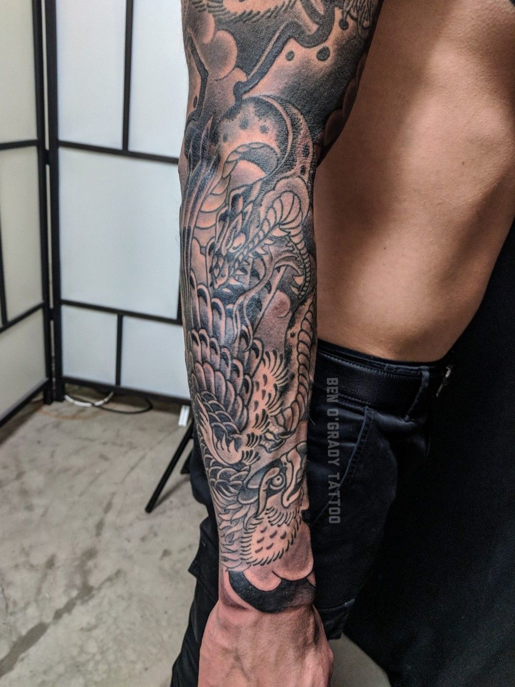 Tiger And Snake Fight Back Tattoo