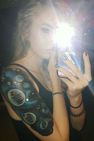 My arm looks so perfect 🌌🌌 Thanks to Brian Bocker at Exotic Body Works in Hammonton NJ