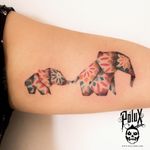 www.poluxdi.com Elephant tattoo Pereira Colombia tattoo