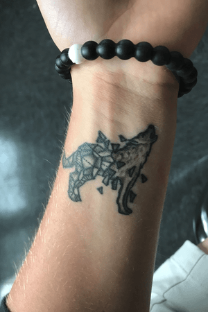 #wolf #tattooed #halloween #tattooedandemployed #love #alpha 