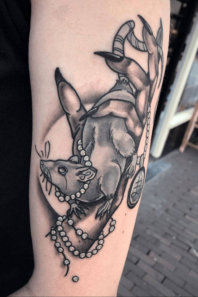 Rat king. Done @parliamenttattoo  Black ink tattoos, Tattoo skin, Cool  tattoos