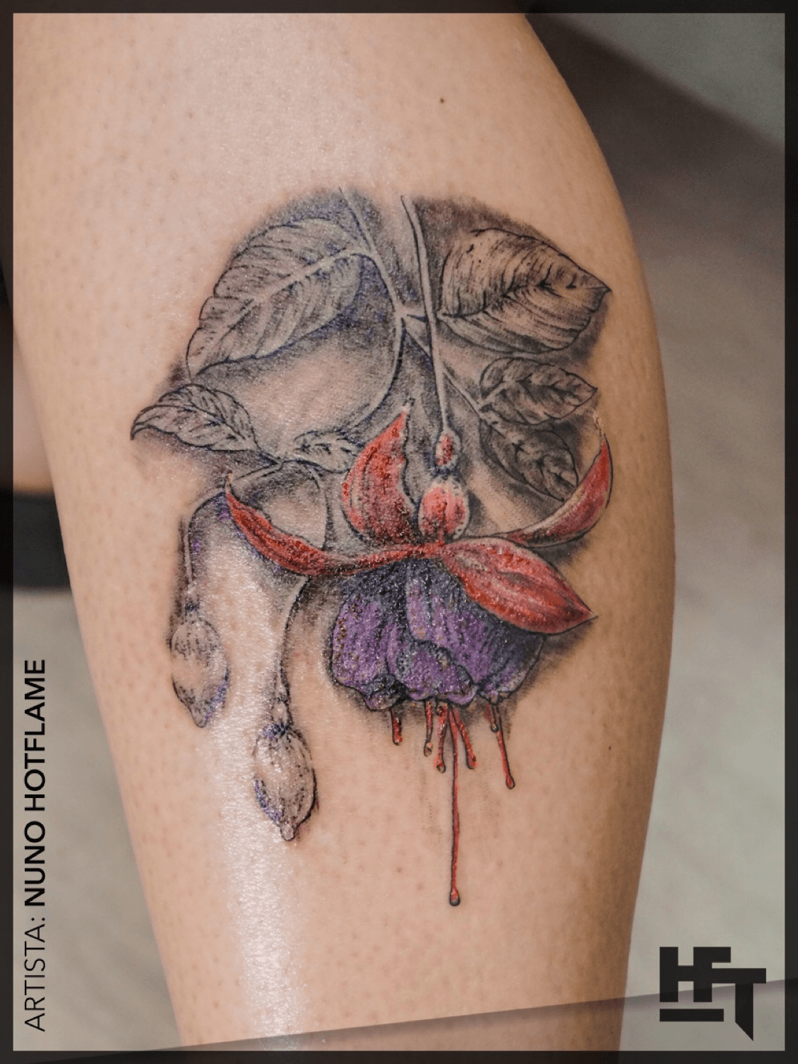 𝓢𝓾𝓼𝓪𝓷𝓷𝓪𝓱 𝓖𝓻𝓲𝓰𝓰𝓼 𝓣𝓪𝓽𝓽𝓸𝓸 on Instagram Fuchsia flowers  Work in progress Thank you Tiffany eternalink tattoo fuchsia flowers  flowertattoo femaletattooartist