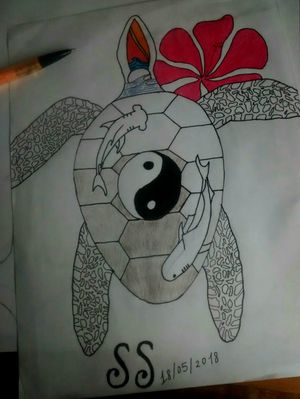 Turtle sea idea #turtle #idea #drawing #independent 