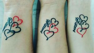 Meaningful tattoo with my sisters ❤Designed by me 