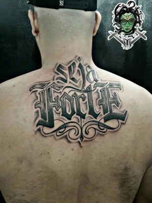 Seja Forte#NaneMedusaTattoo #tattoo #tatuagem #tattooart #tattooartist #tattoolover #tattoodoBR #riodejaneiro #tatuadora #lettering #letteringtattoo #caligraphy #caligraphytattoo #tatuadoras 