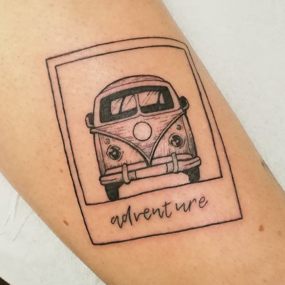 Introduce 115 images volkswagen bus tattoo  Inthptnganamsteduvn