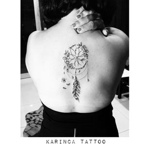 Dreamcatcher Instagram: @karincatattoo #karinca #dreamcatcher #dream #back #blacks #tattoo #tattoos #tattoodesign #tattooartist #tattooer #tattoostudio #tattoolove #tattooart #istanbul #turkey #dövme #dövmeci #design #girl #woman #tattedup #inked #ink #tattooed #huge