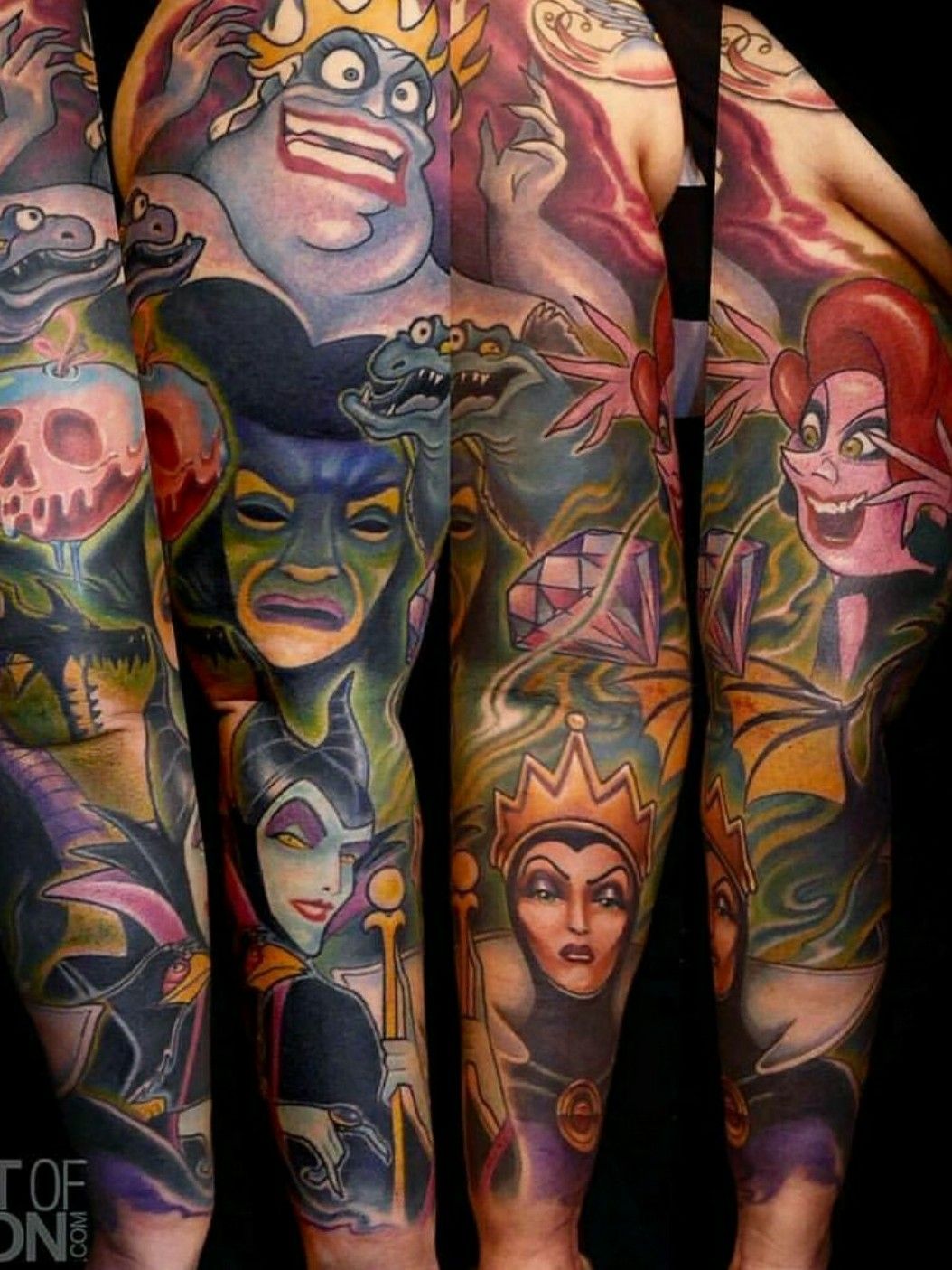 Disney Villain Tattoos  Tattoo Ideas Artists and Models  Disney villains  Artists and models Villain