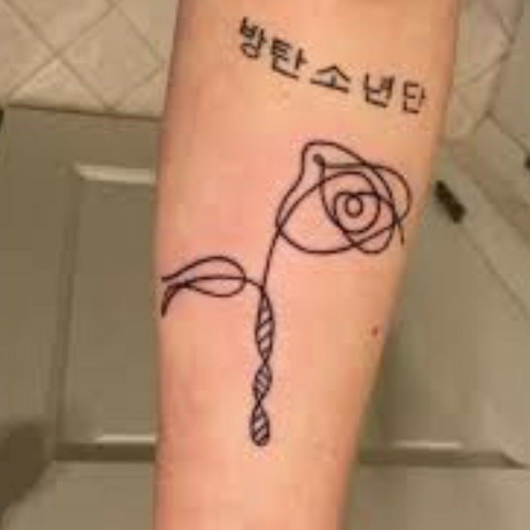 ARMYs Discover Meaning Behind BTSs Jungkooks Flower Tattoo  Koreaboo