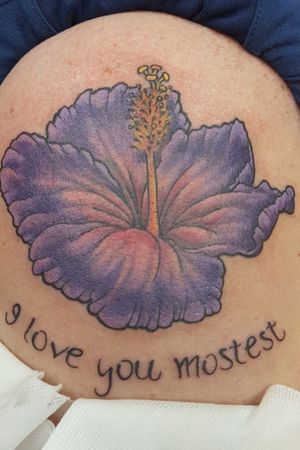 Tattoo uploaded by Tony Walters • Hibiscus flower. • Tattoodo Tattoo uploaded by Tony Walters • Hibiscus flower. • Tattoodo