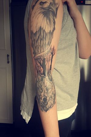 The start of my sleeve.