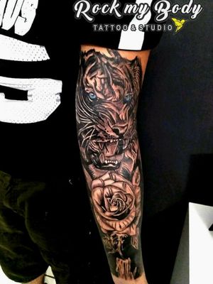 #tigertattoo #realismo #realistic #tattoo #tattooed 