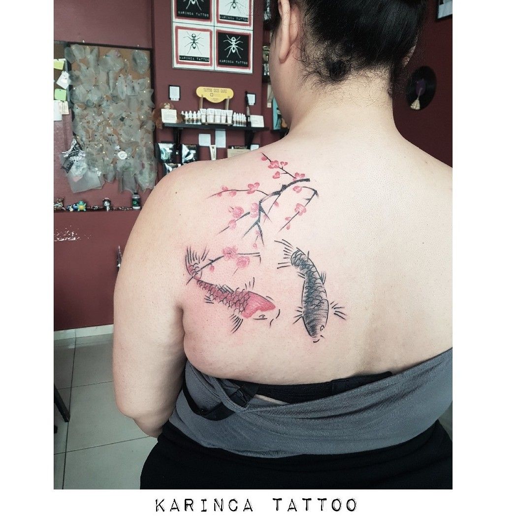 koi fish back tattoosTikTok Search