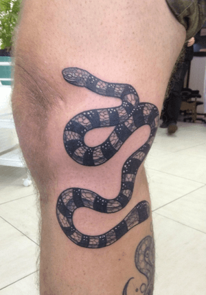 Blackwork sea snake