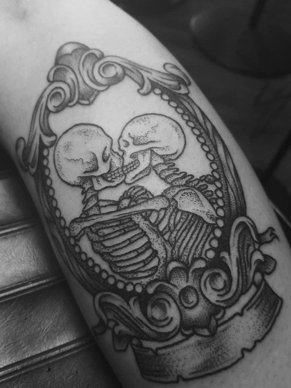 skeleton hugging tattooTikTok Search