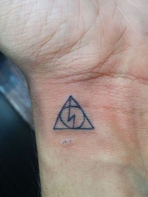 The last enemy that shall be destroyed is death. #potterheads #harrypotter #HarryPotterTattoos 