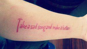 #the_beatles #hey_jude #take_a_sad_song_and_make_it_better #tatto_5