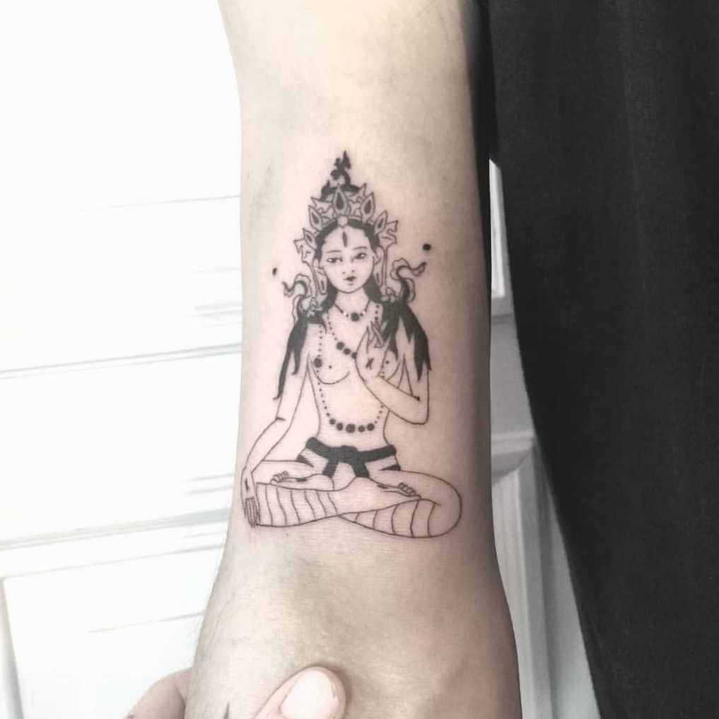Tattoo uploaded by Äiv S. • Little Tara goddess • Tattoodo