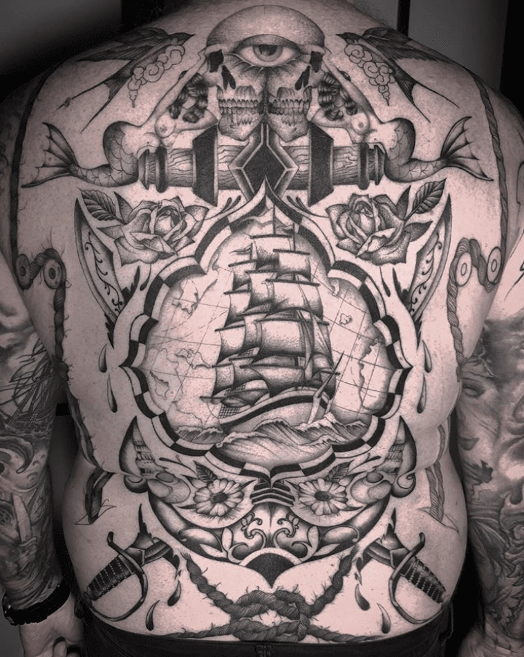 Majestic Ship Tattoos  TatRing