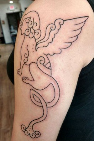 #sphinx  #Femalewarrior Artist :https://www.instagram.com/cynthiayangzhenlee/Studio :Gypsy Tattoo Parlor, Pittsburgh, PA