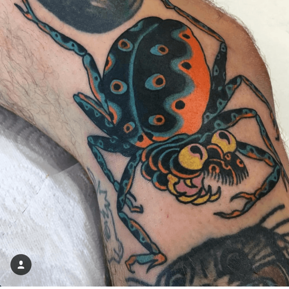 Japanese Spider Tattoo Idea  BlackInk