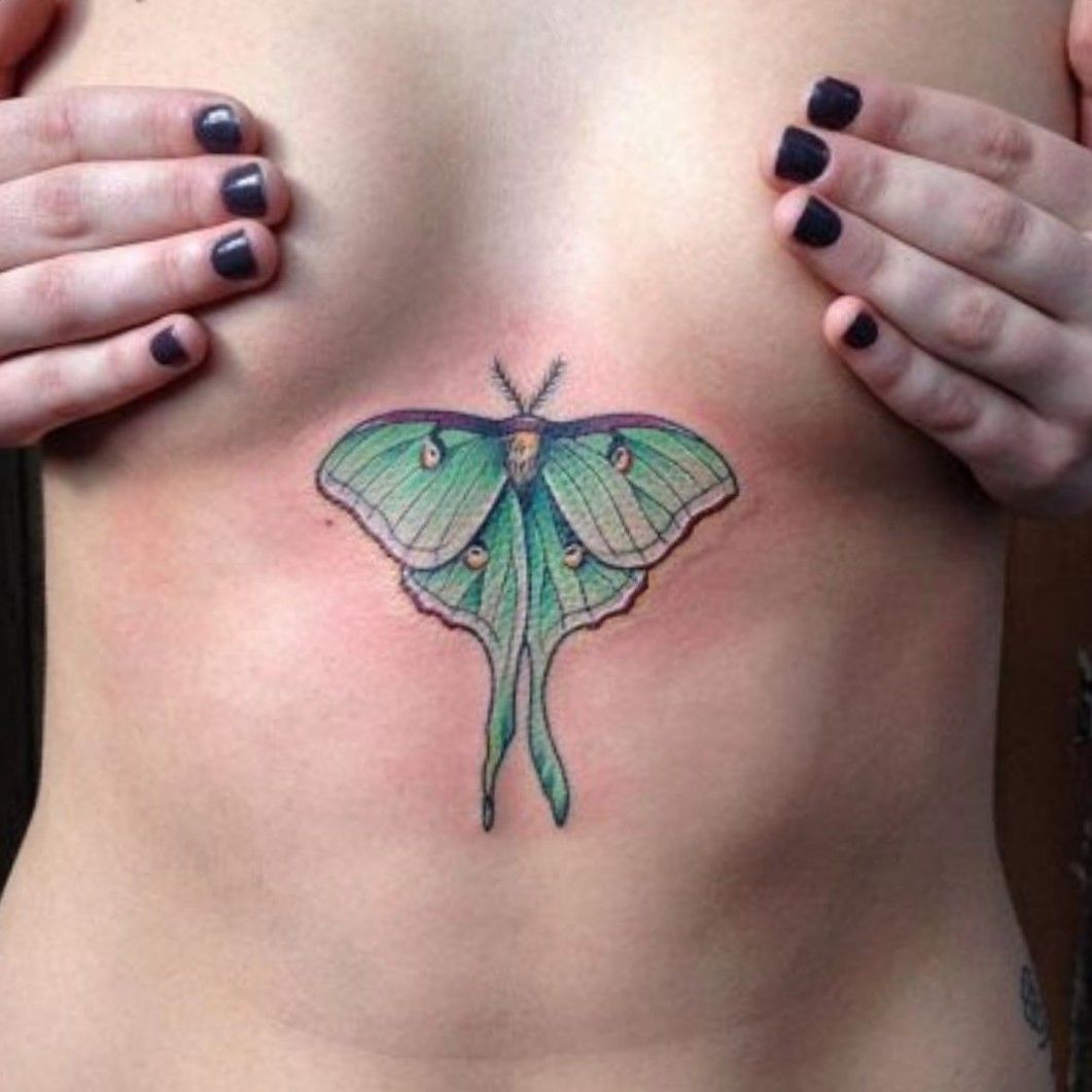 Sam Read on Instagram Got to tattoo this Spanish moon moth recently  Thank you so much Savanna for sitting like a rock for this one
