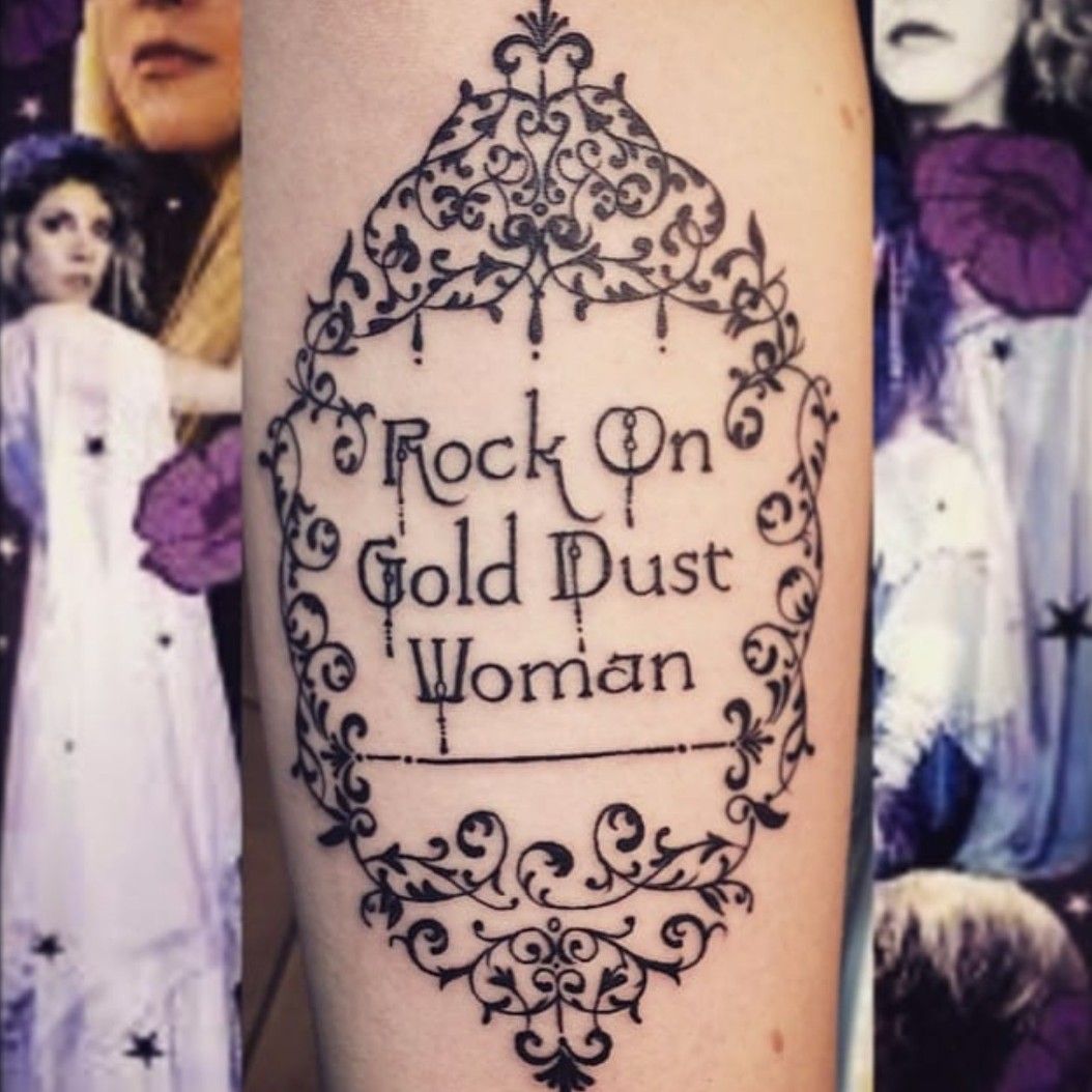 gold dust woman tattoo  Google Search  Tattoos Hippie tattoo Tattoos  for women