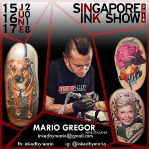 Here it comes! We are here. Still have Saturday and Sunday available!Email inkedbymario@gmail.com with with ideasSingapore ink show