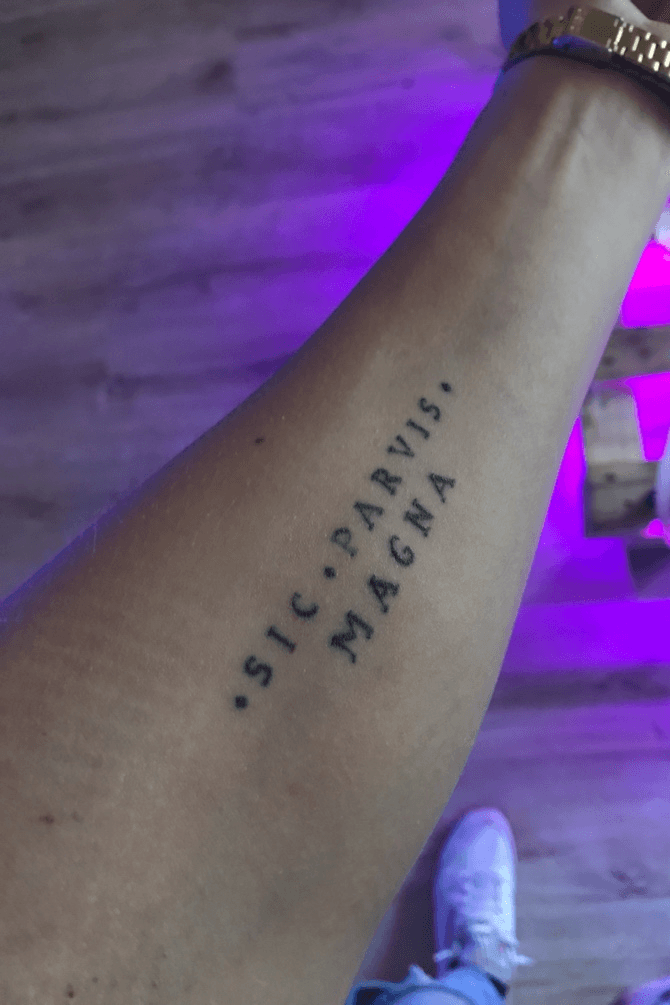 Top 101 Best Sic Parvis Magna Tattoo Ideas  2021 Inspiration Guide