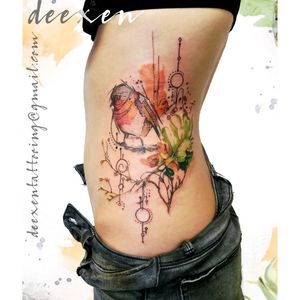 The Brightside #ink #inked #tattoo #tatouage #art #watercolourtattoo #watercolor #graphictattoo #geometrictattoo #aquarelle #deexen #deexentattooing #abstracttattoo #wctattoos #TattooistArtMag #skinartmag #killerinktattoo #TattooistArtMagazine #bestwatercolourtattooers #d_world_of_ink #ikodeluxcustom