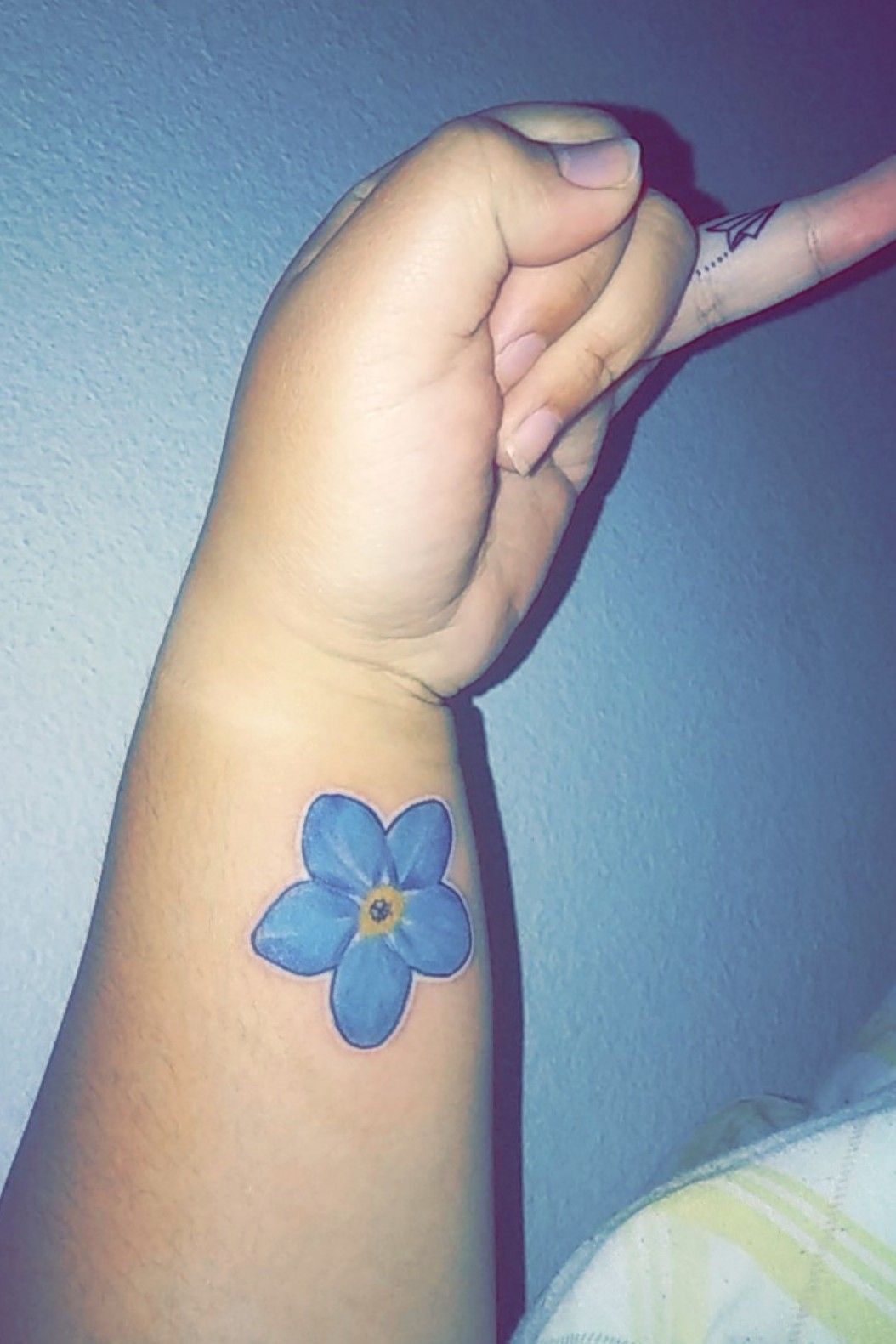 Buy Little Watercolor Forgetmenot Temporary Tattoo set of 3 Online in  India  Etsy