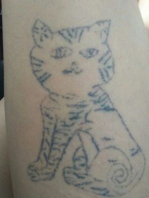 How can i keep this tattoo and yet make it look better . on my thigh scar cover.