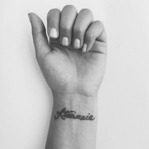 I want this tattoo because I suffered from depression for 3 years. I want this to remind me that I can get through anything. 