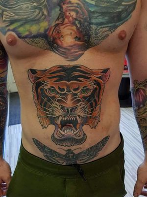 #tiger #mouth #colourtattoo 
