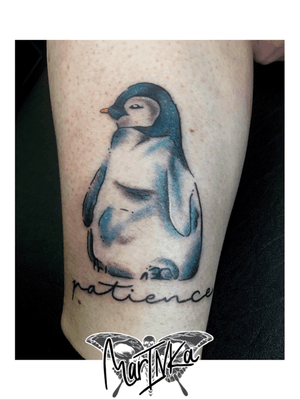 #penguin #watercolor #sketchtattoo #penguintattoo 