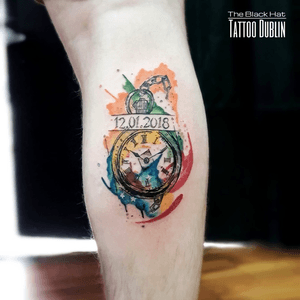 When Ireland and Venezuela flag mix for a tattoo! What a color job! We are proud @theblackhattattoodublin to have one of the best artists in town @tattoosbymalou . #colortattoo #tats #tattoodublin #dublin #ireland #venezuela #tattooideas #watercolortattoo #bestattooartists 